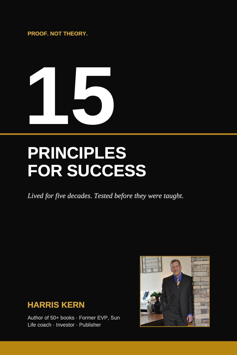 HK's 15 Principles for Success book cover