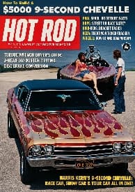 HOT ROD Magazine, July 1975, featuring Harris Kern's Chevelle
